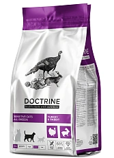 Doctrine Sensitive Cat (Индейка, кролик)